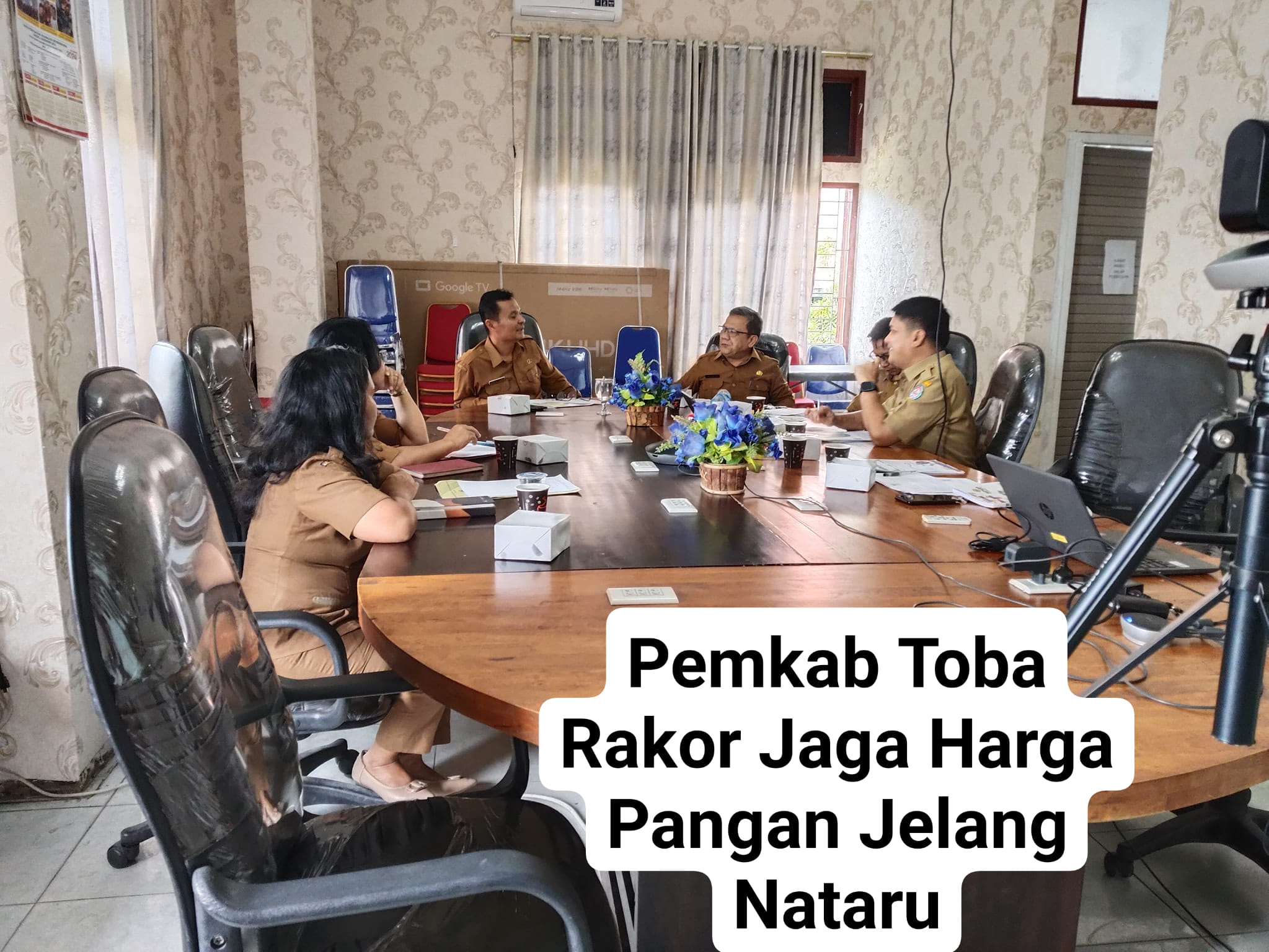 Pemkab Toba Rakor Jaga Harga Pangan Jelang Nataru