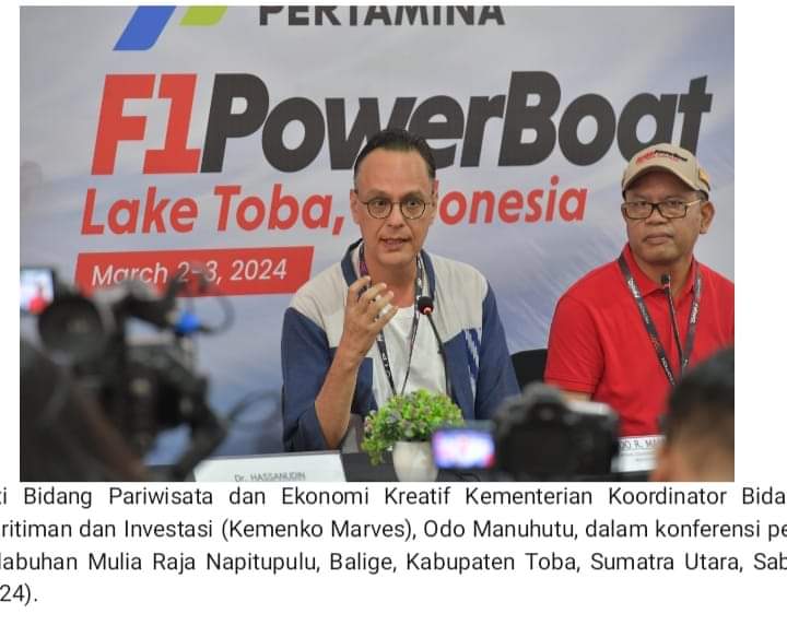 F1Powerboat Danau Toba Tarik Minat Banyak Investor ke Sumut