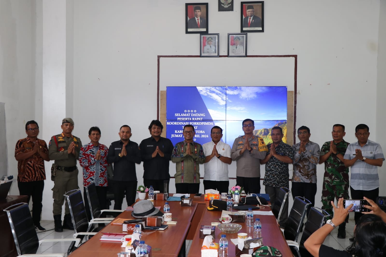 Forkopimda Toba Gelar Rapat Koordinasi Persiapan Pilkada Serentak 