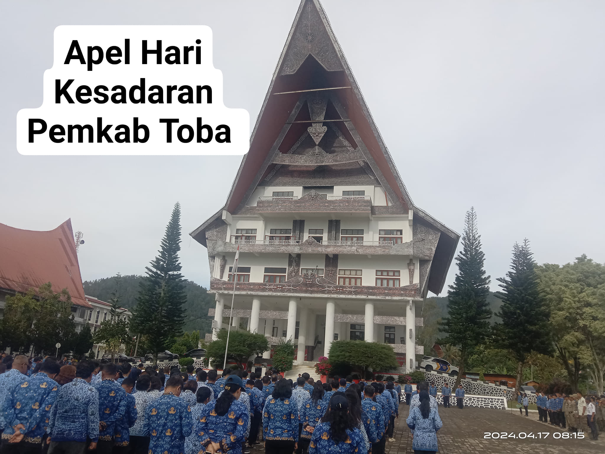 Apel Hari Kesadaran, Ini 3 Arahan Bupati Toba  ke ASN 