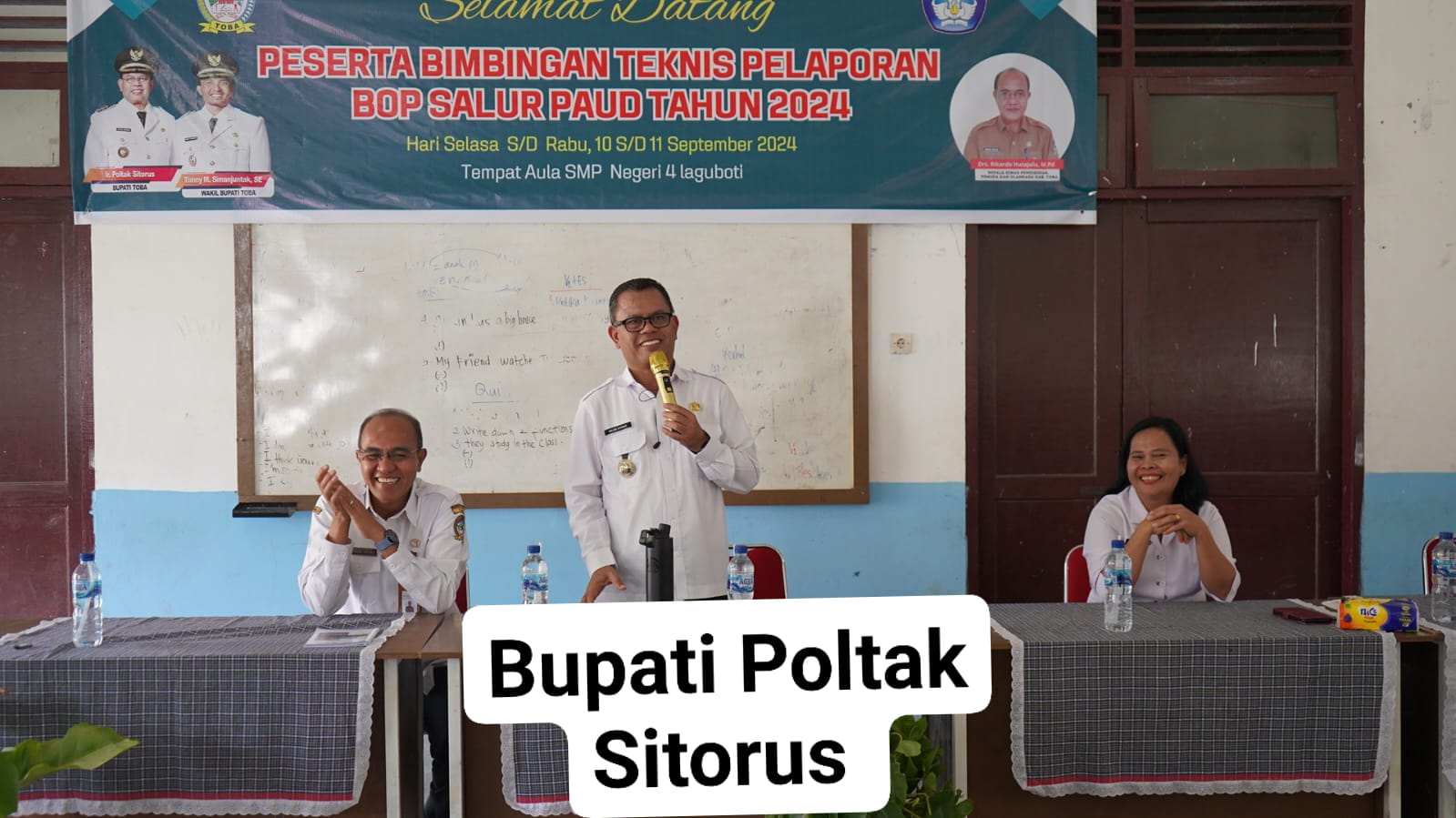 Bupati Toba Apresiasi Bimtek BOP Pengelola PAUD