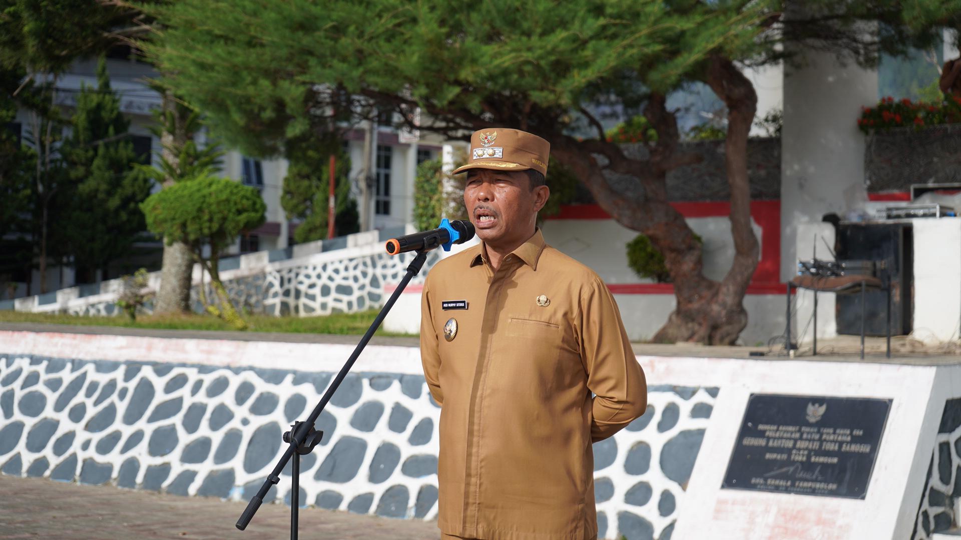 Wabup Toba Pimpin Apel Gabungan, Ini Sejumlah Pesannya