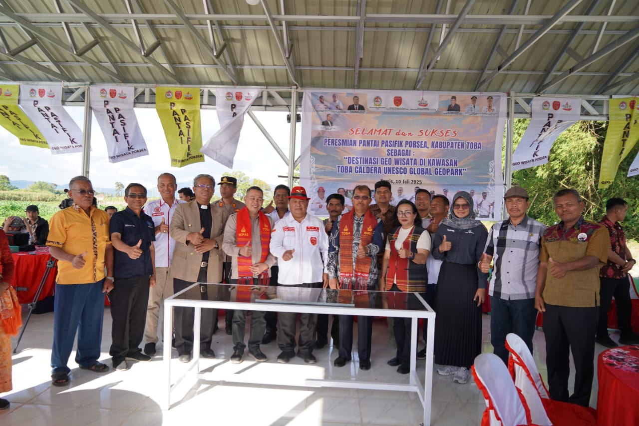 Pantai Pasifik Porsea Diresmikan, Diharapkan jadi Daya Tarik Wisata