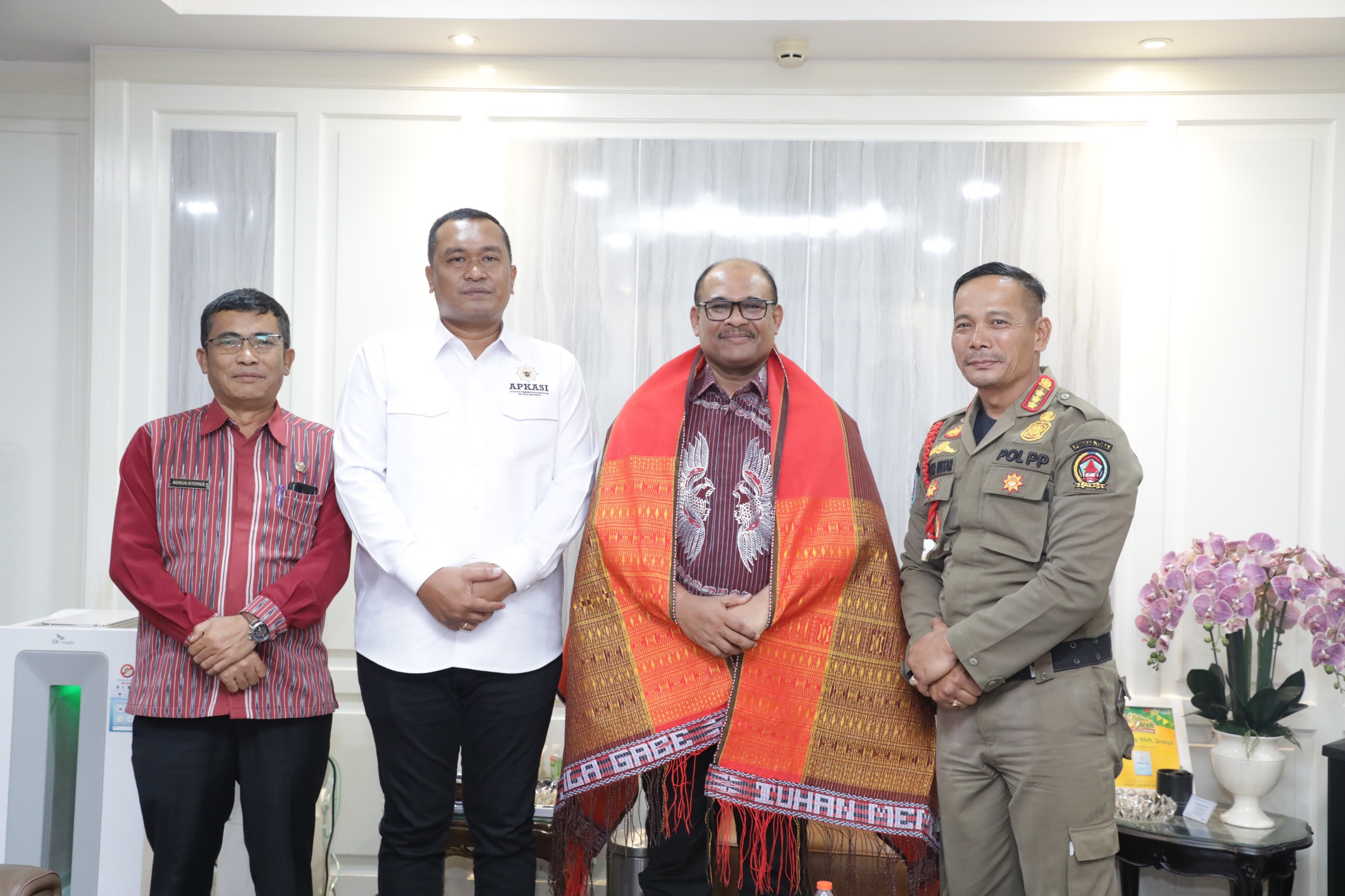 Tanggulangi Bahaya Kebakaran, Pemkab Toba Koordinasi dengan Dirjend Adwil Kemendagri