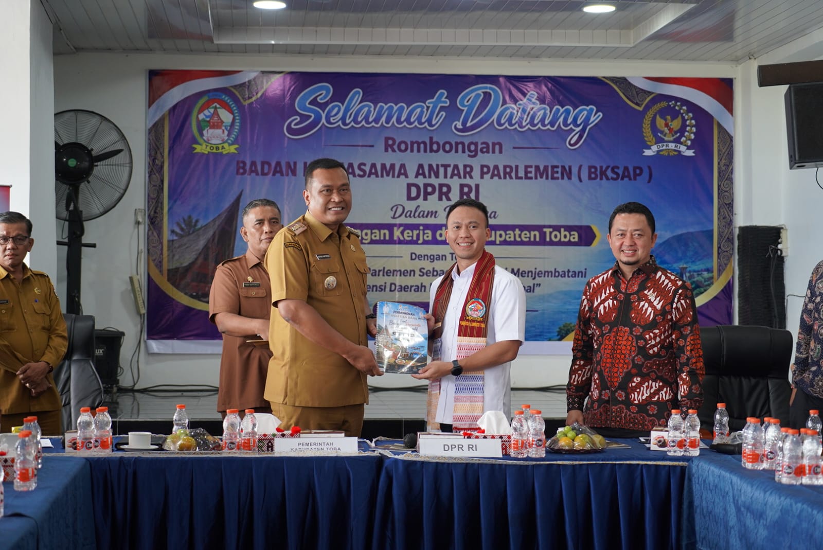 Bupati Toba Sampaikan Sejumlah Proposal Saat Kunjungan BKSAP DPR RI