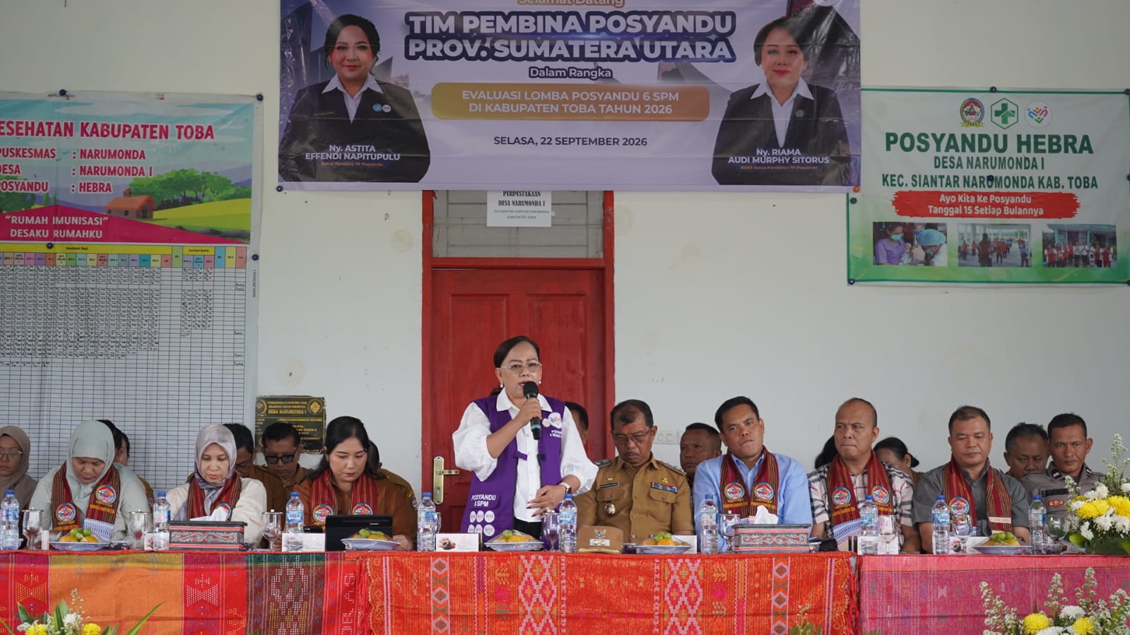 TP Posyandu Kabupaten Toba Paparkan Posyandu 6 SPM Kepada Tim Posyandu Sumut