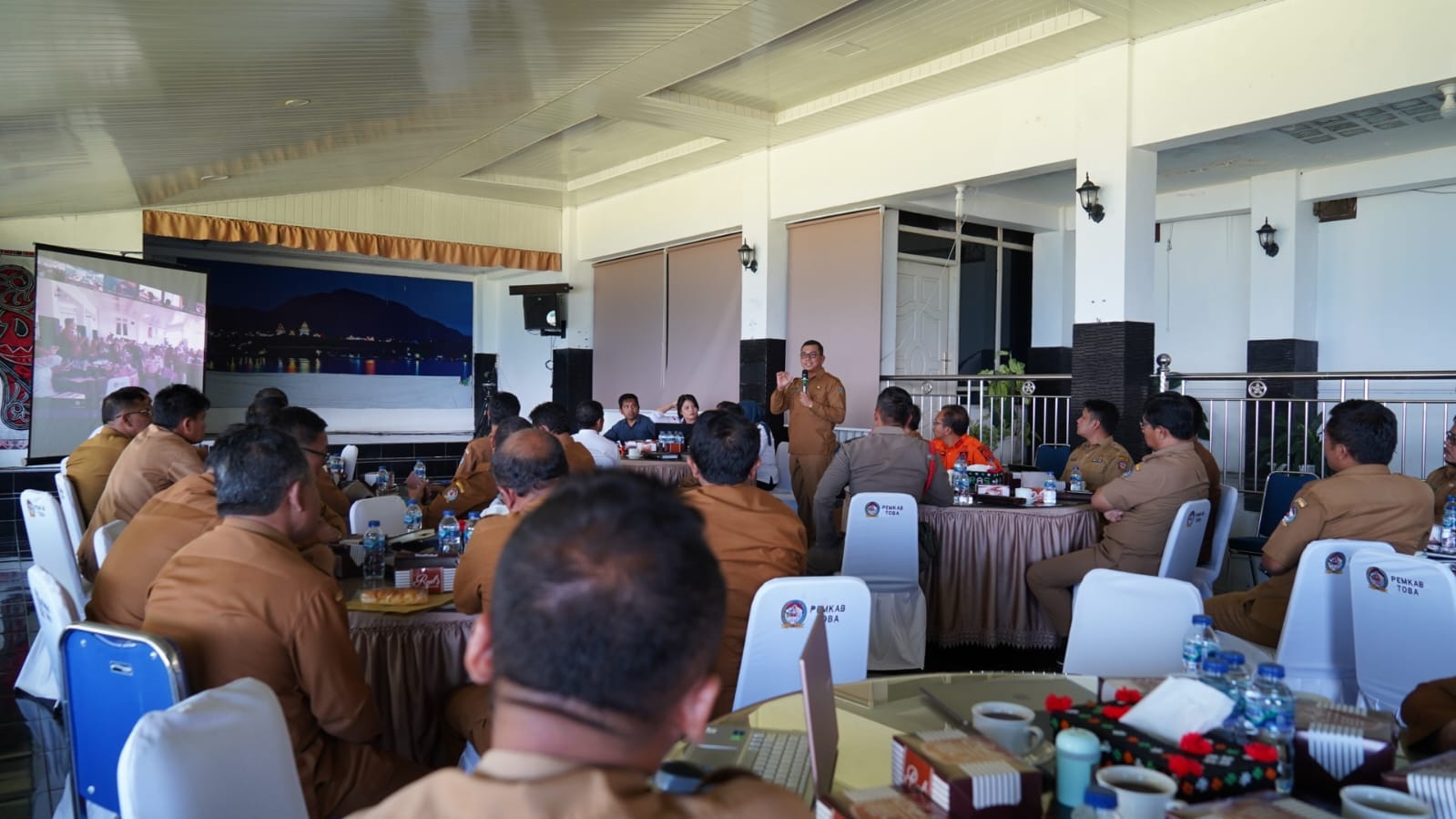 Harhubnas 2024, Dishub Sumut Gandeng Pemkab Toba Gelar Toba Fun Walk dan Sosialisasi Keselamatan Berlalu Lintas