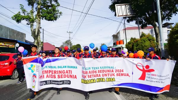 Pemkab Toba Gelar Jalan Santai , Kampanyekan Pencegahan Penanggulangan HIV/AIDS