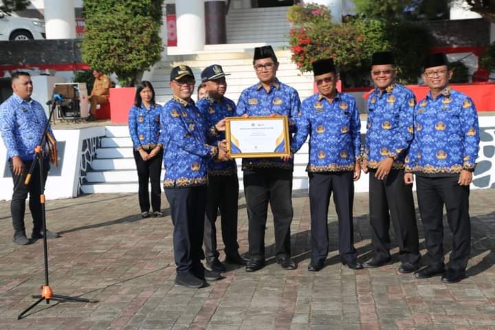 Lagi, Pemkab Toba Terima Penghargaan, Ini Pesan Bupati Toba 