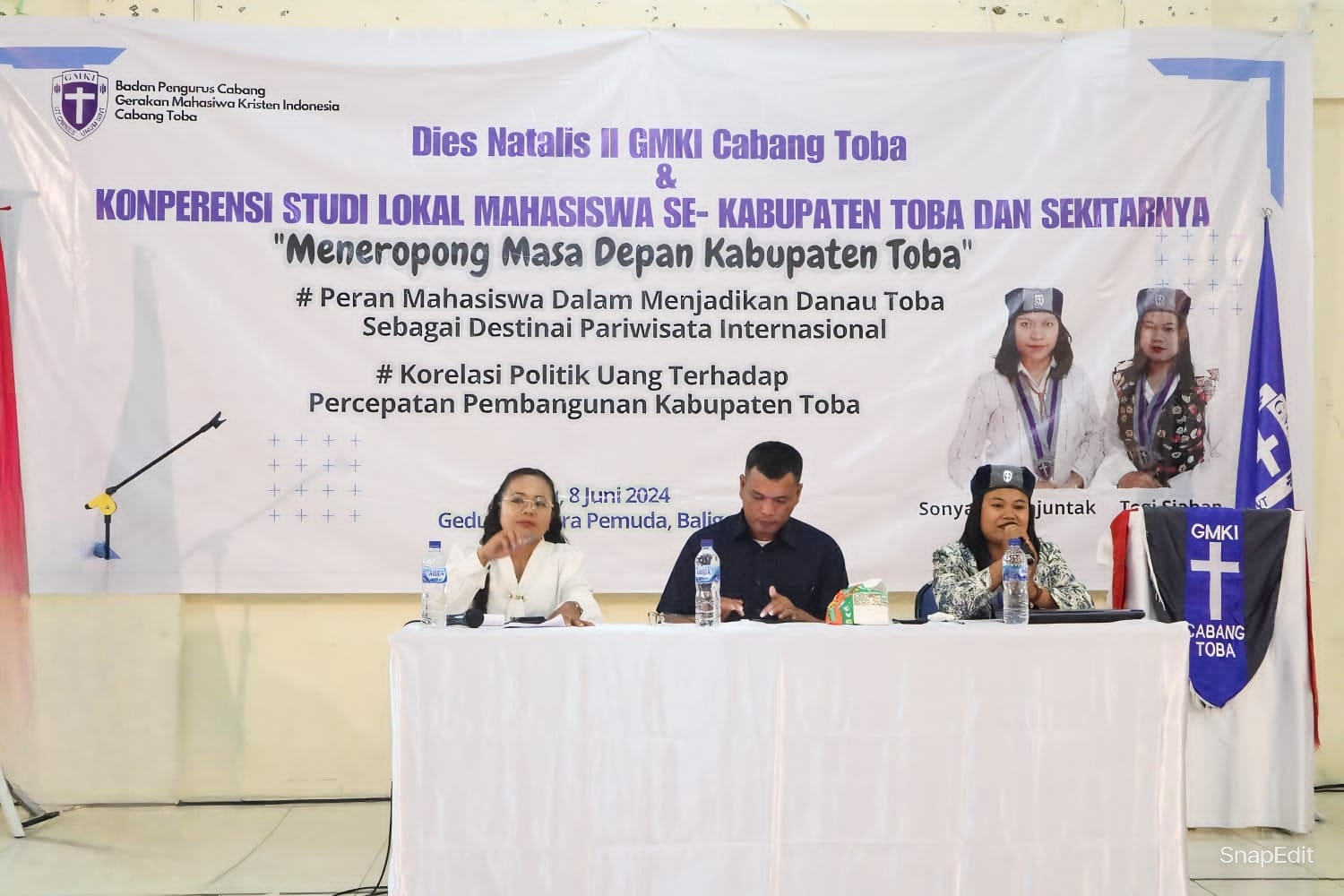 Ratusan Mahasiswa di acara Dies Natalis GMKI sepakat memutus Rantai Money Politic di Pilkada