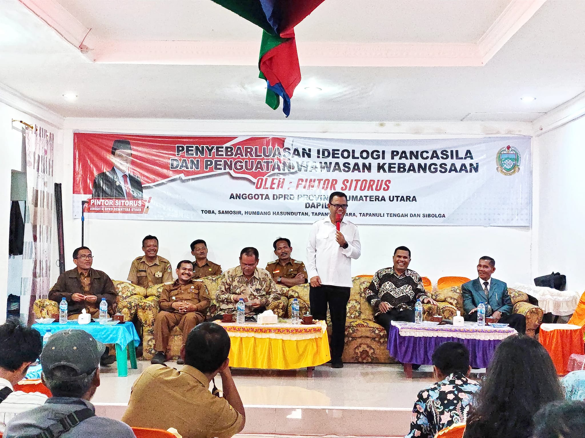 Bupati Toba, Poltak Sitorus, hadiri kegiatan sosialisasi