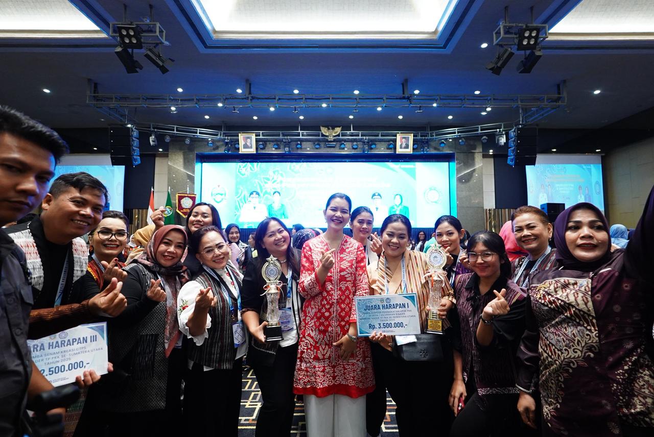 TP PKK Toba Raih Prestasi di Jambore Kader PKK se-Sumatera Utara 2025