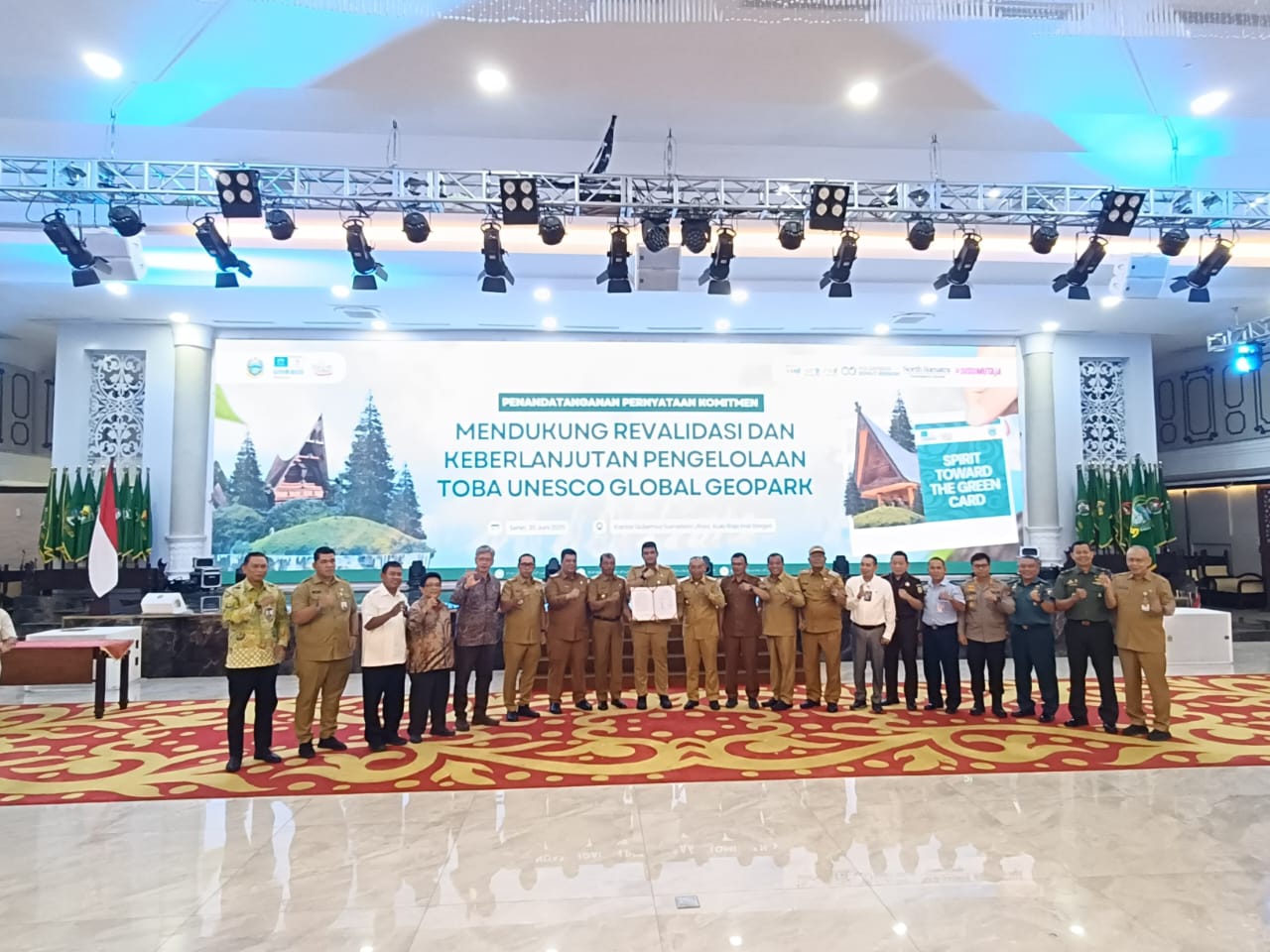 Pemkab Toba Ikuti Rapat Persiapan Revalidasi Toba Caldera